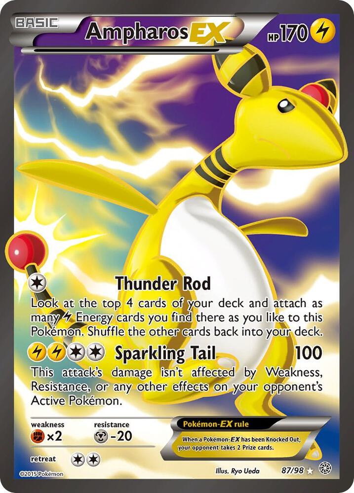 Ampharos EX (87 Full Art) card image
