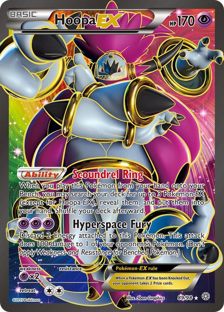 Hoopa EX (89 Full Art) card image