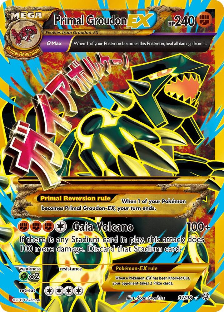 Primal Groudon EX (Shiny Full Art) card image