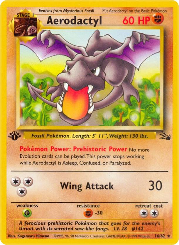 Aerodactyl (16) card image