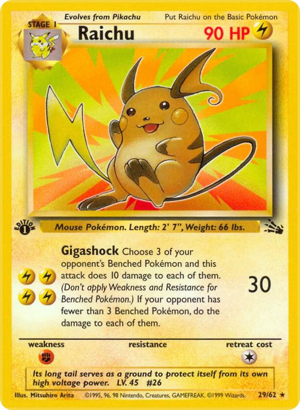 Raichu (29) card image