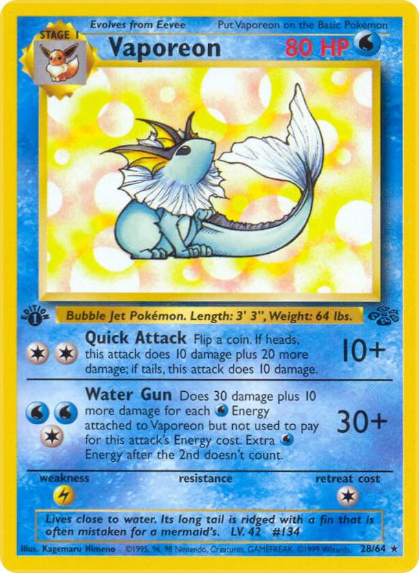 Vaporeon (28) card image