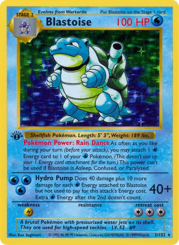 Blastoise (Shadowless) card image