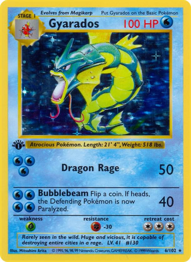 Gyarados (1st Edition) card image