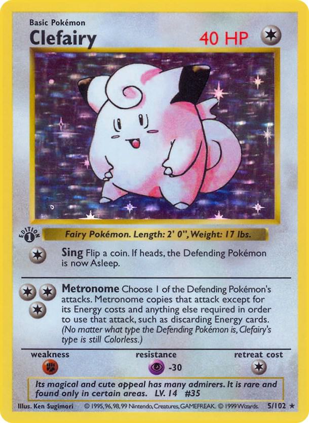 Clefairy (1st Edition) card image