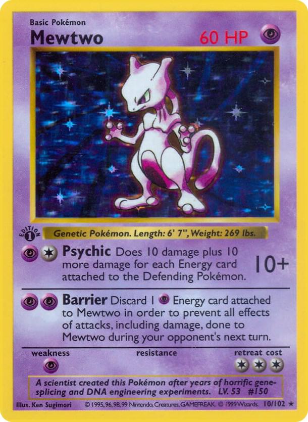 Mewtwo (1st Edition) card image