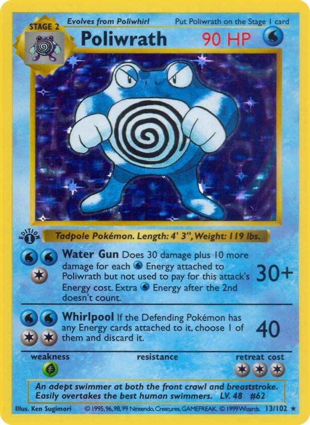Poliwrath (1st Edition) card image