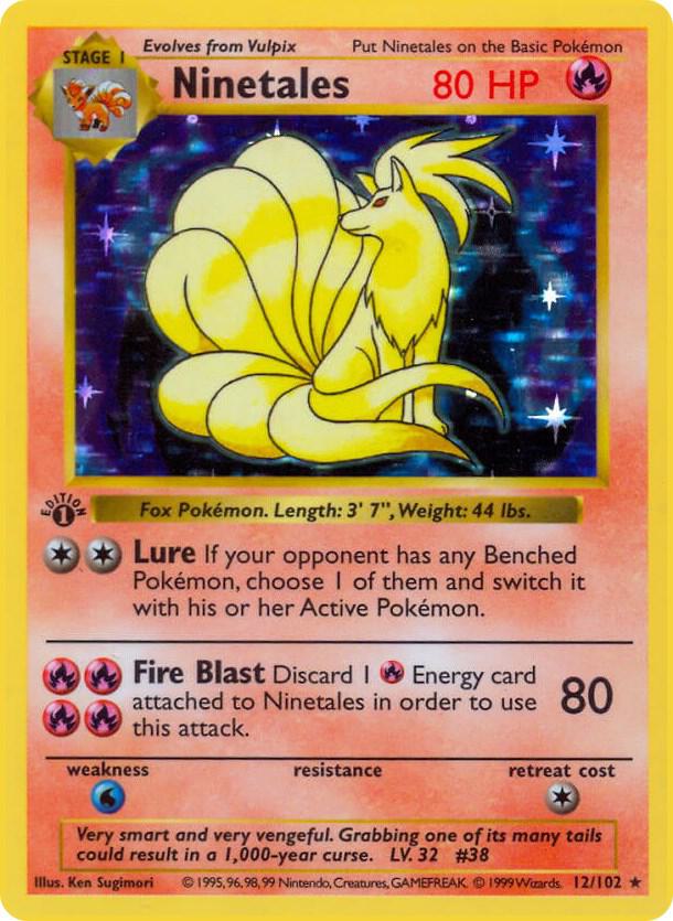 Ninetales (1st Edition) card image