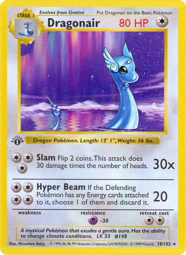 Dragonair (1st Edition) card image