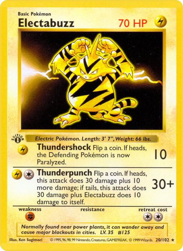 Electabuzz (1st Edition) card image