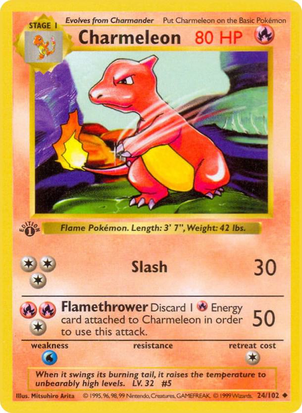 Charmeleon (1st Edition) card image