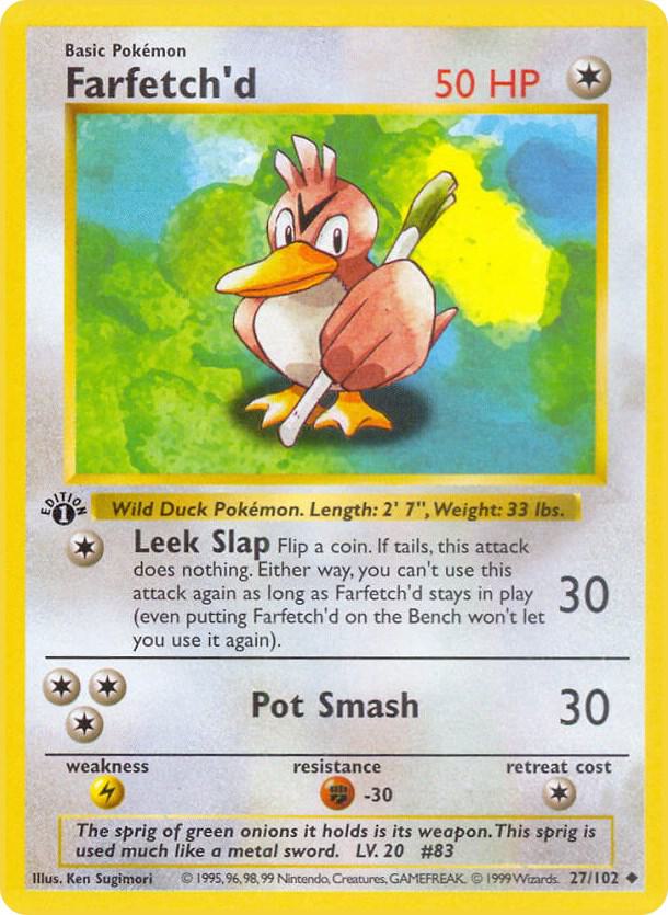 Farfetch'd (1st Edition) card image