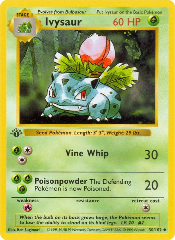 Ivysaur (1st Edition) card image