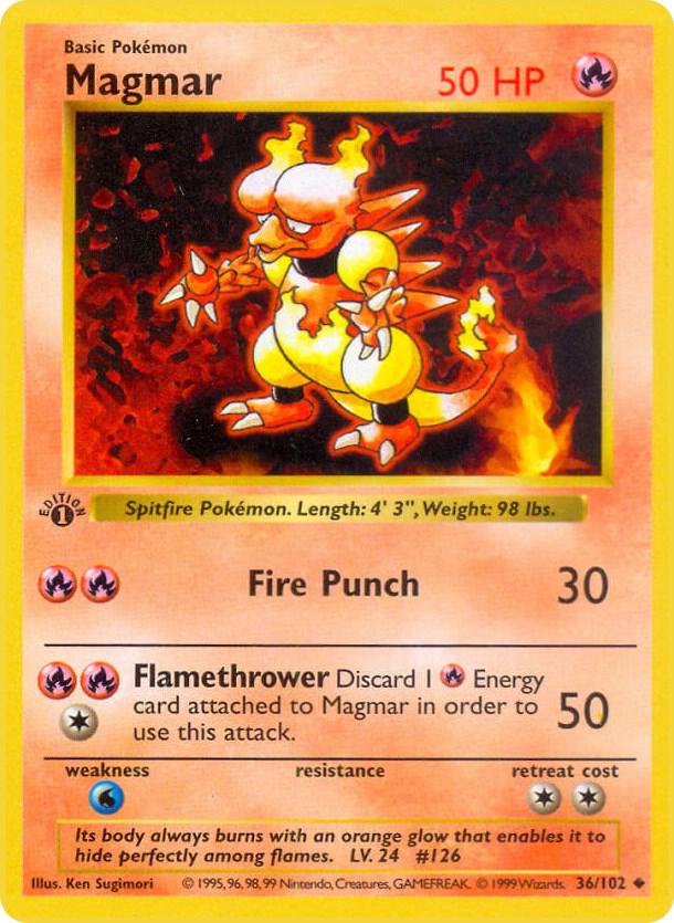 Magmar (1st Edition) card image