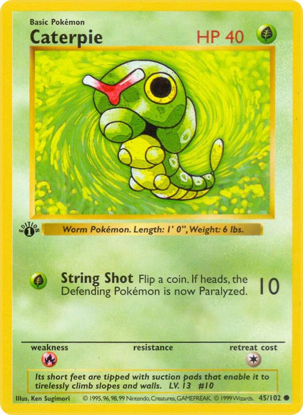 Caterpie (1st Edition) card image