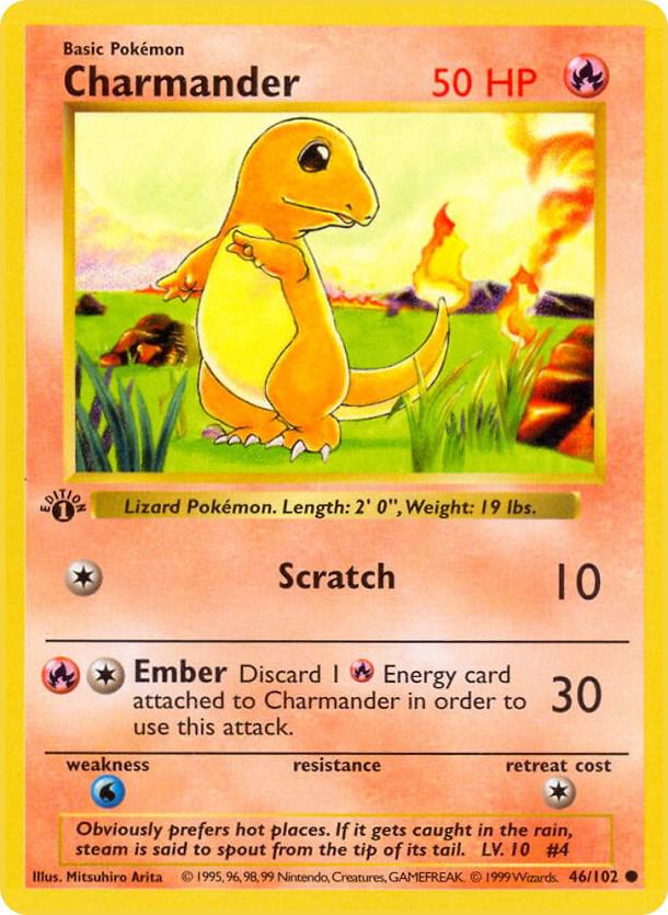 Charmander (1st Edition) card image