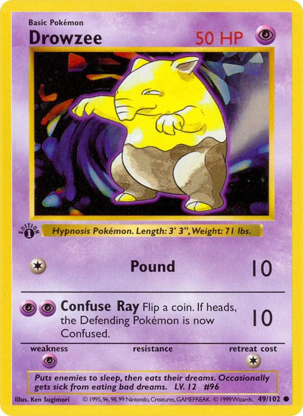 Drowzee (1st Edition) card image
