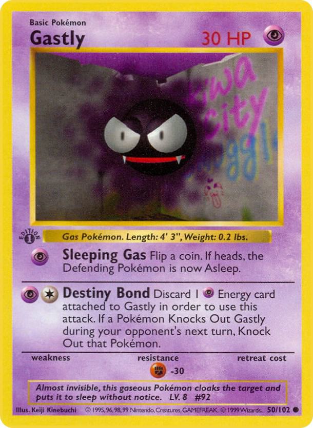 Gastly (1st Edition) card image