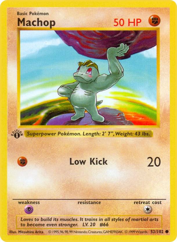 Machop (1st Edition) card image