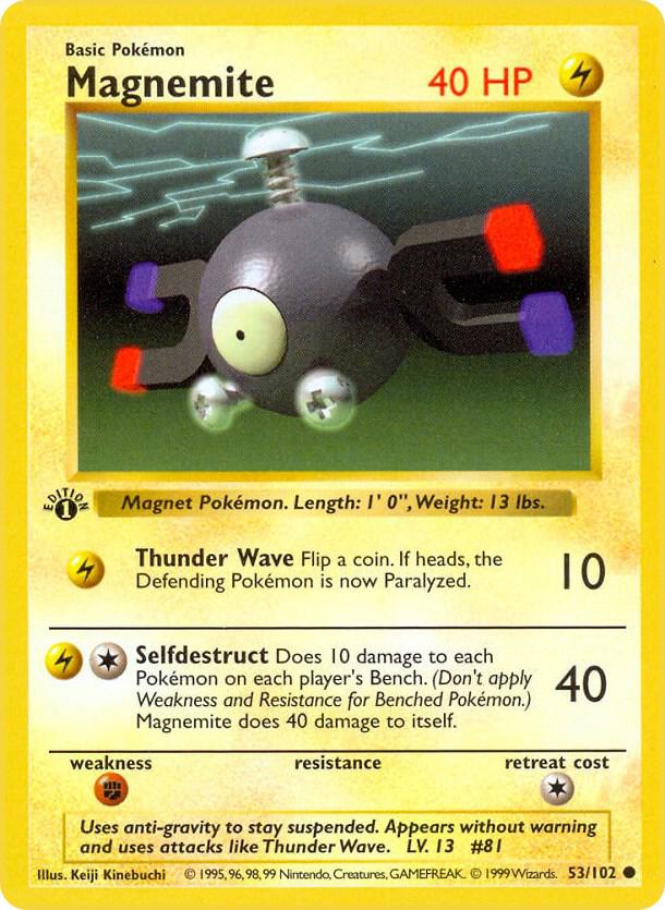 Magnemite (1st Edition) card image
