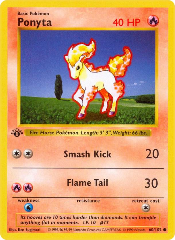 Ponyta (1st Edition) card image