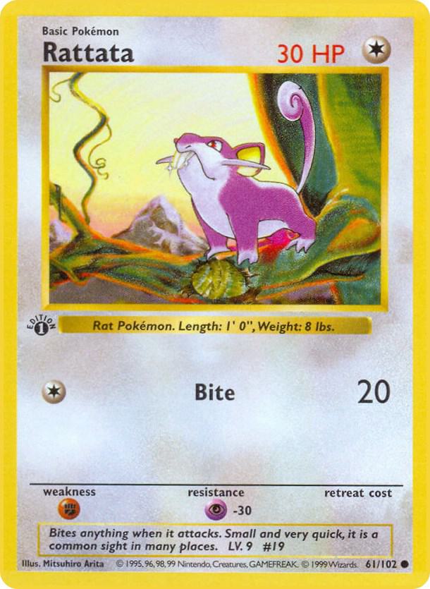 Rattata (1st Edition) card image