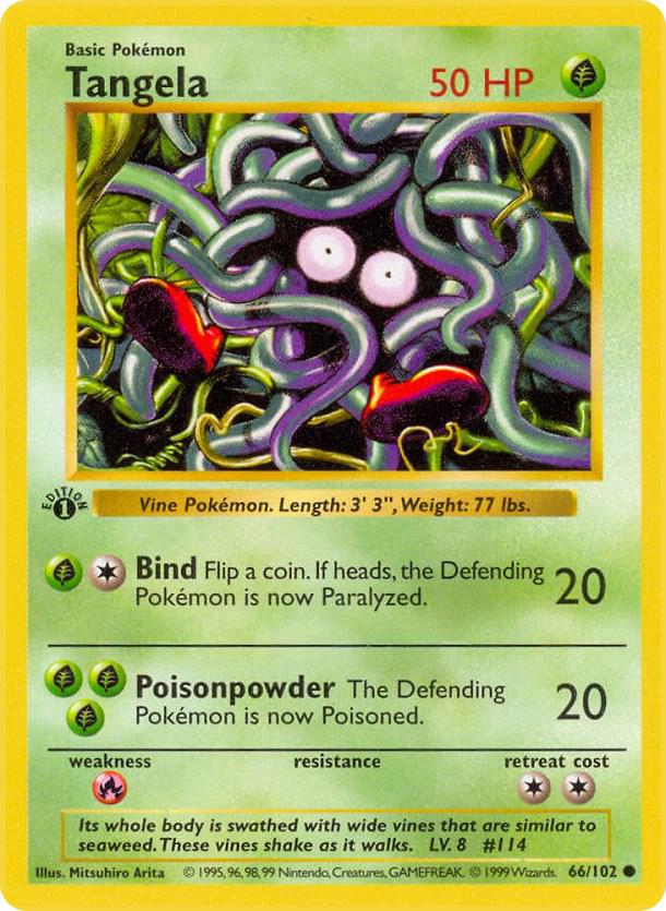 Tangela (1st Edition) card image