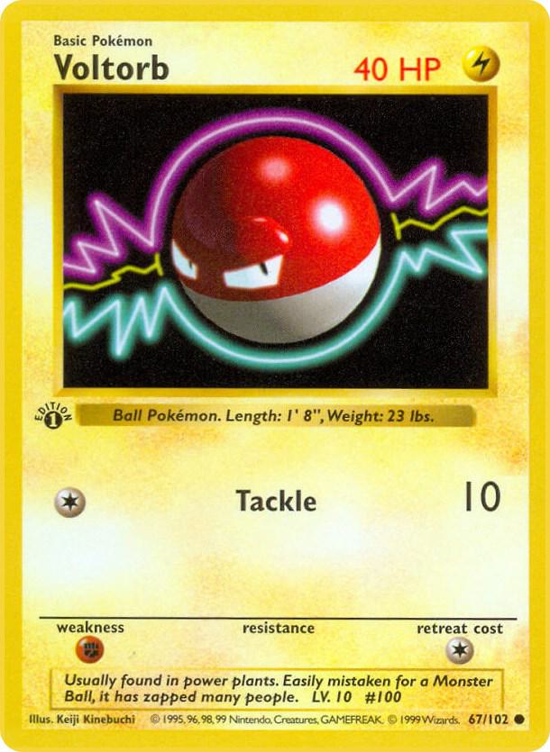 Voltorb (1st Edition) card image