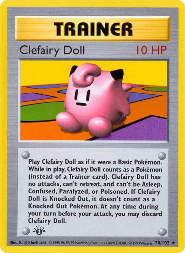 Clefairy Doll (1st Edition) card image