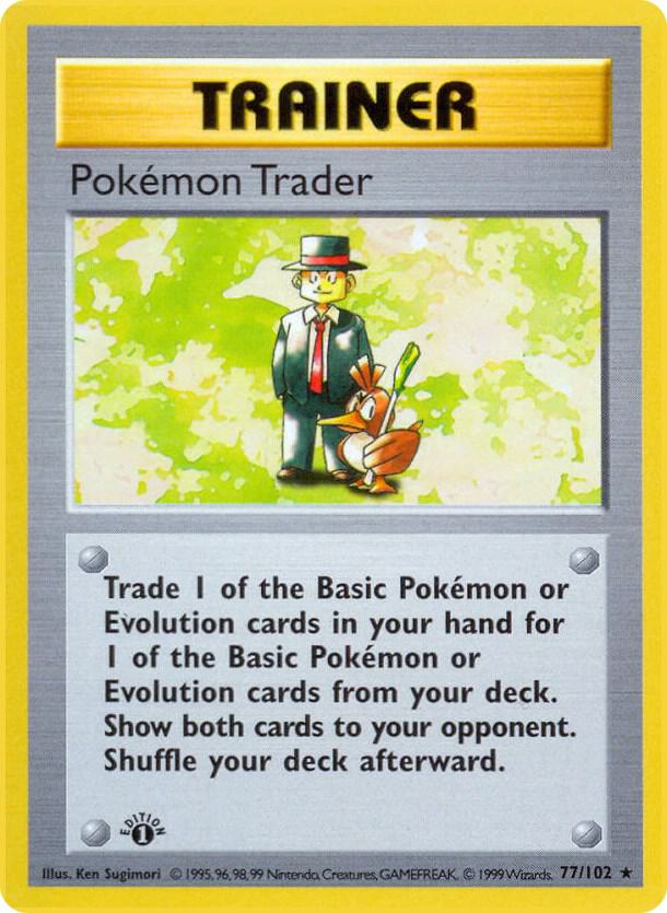 Pokemon Trader card image