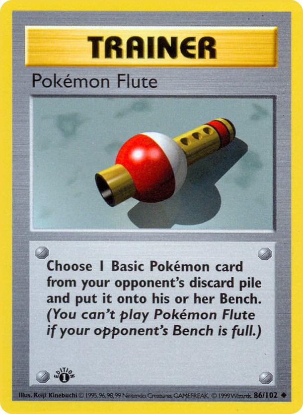 Pokemon Flute (1st Edition) card image