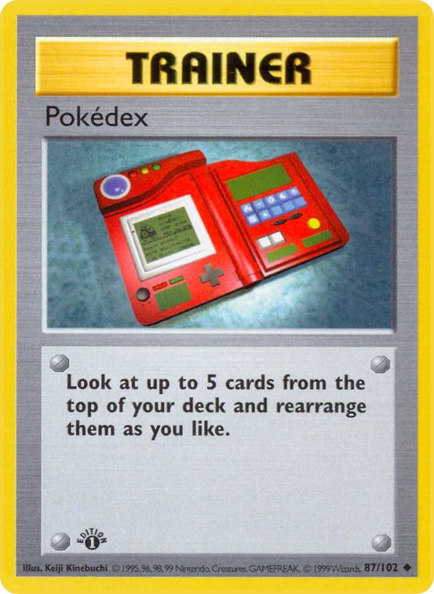 Pokedex (1st Edition) card image