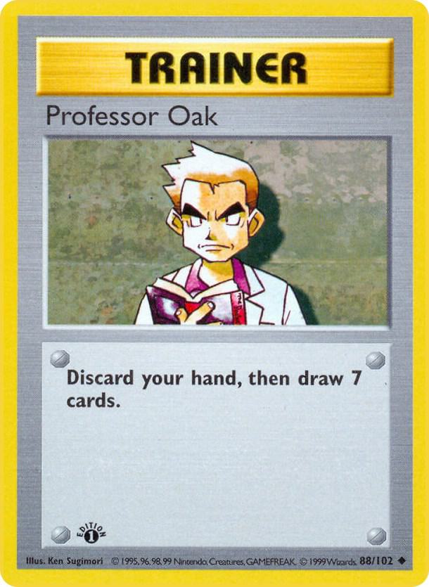 Professor Oak (1st Edition) card image