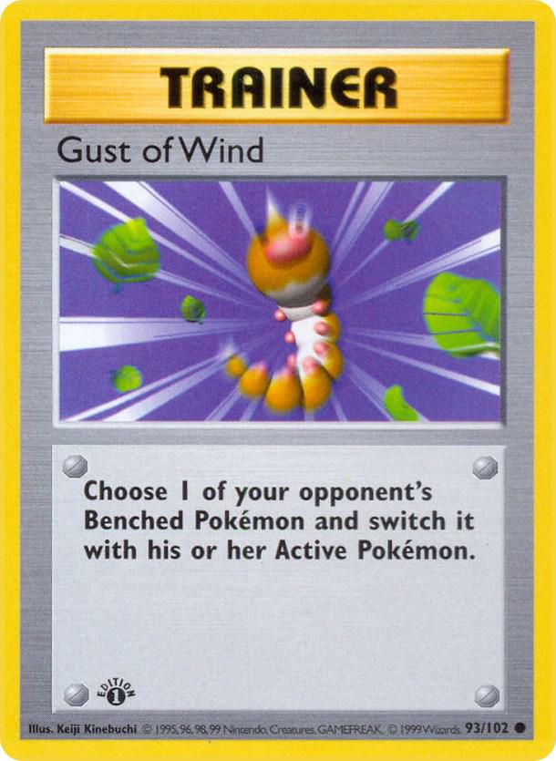 Gust of Wind (1st Edition) card image