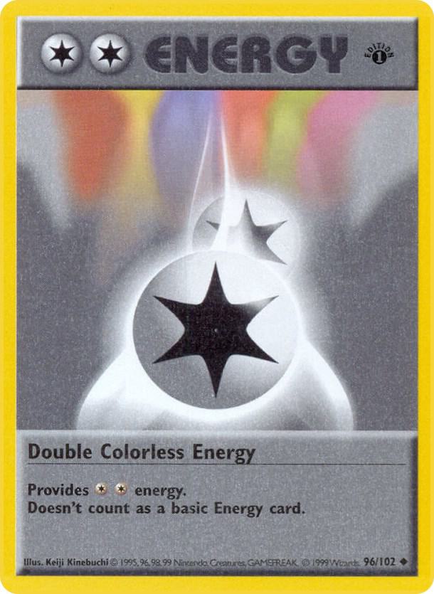 Double Colorless Energy (1st Edition) card image