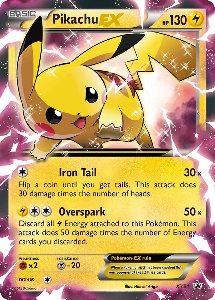 Pikachu EX - XY84 card image