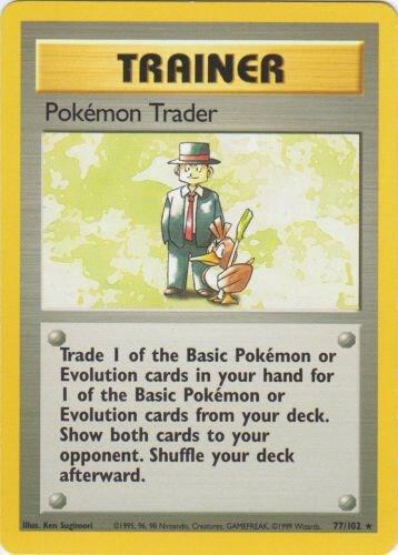 Pokemon Trader card image