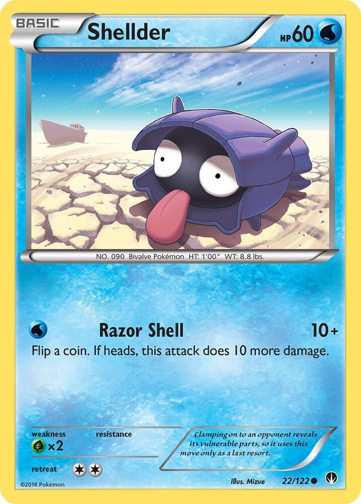 Shellder (22) card image