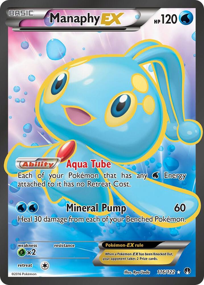 Manaphy EX (Full Art) card image