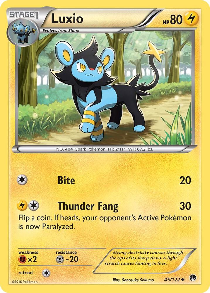 Luxio card image