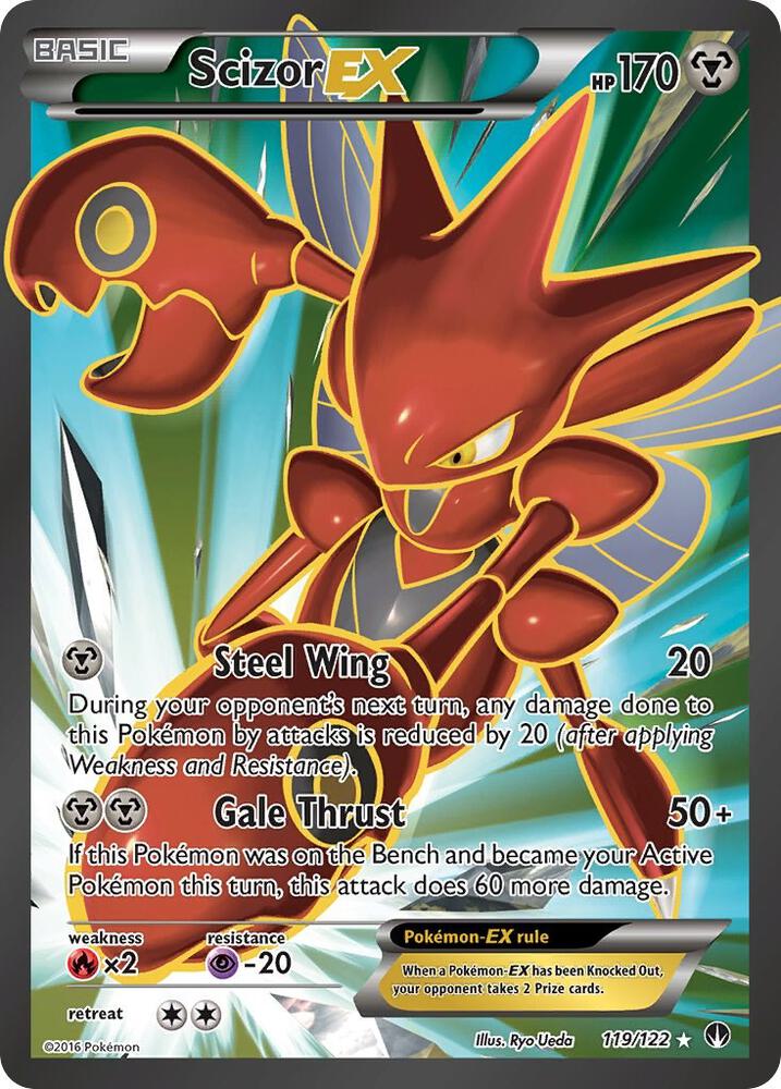 Scizor EX (Full Art) card image