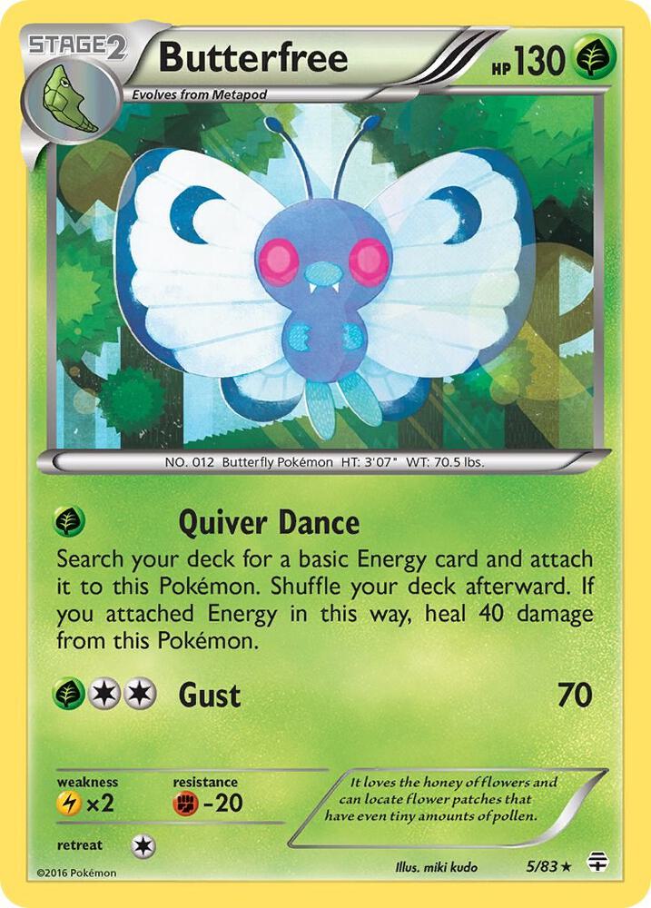 Butterfree card image