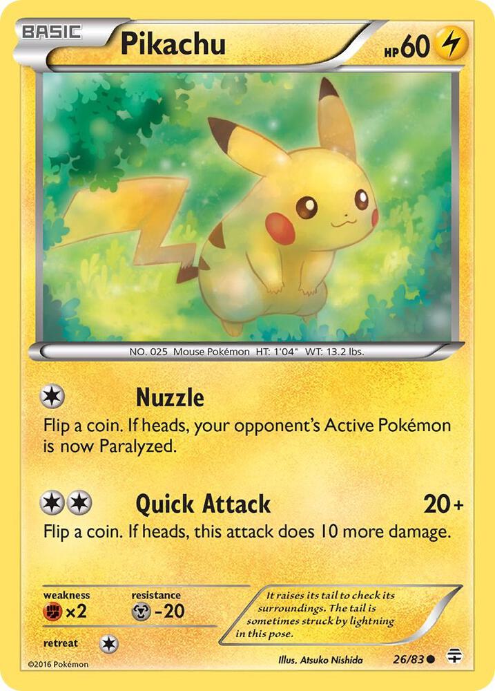Pikachu card image