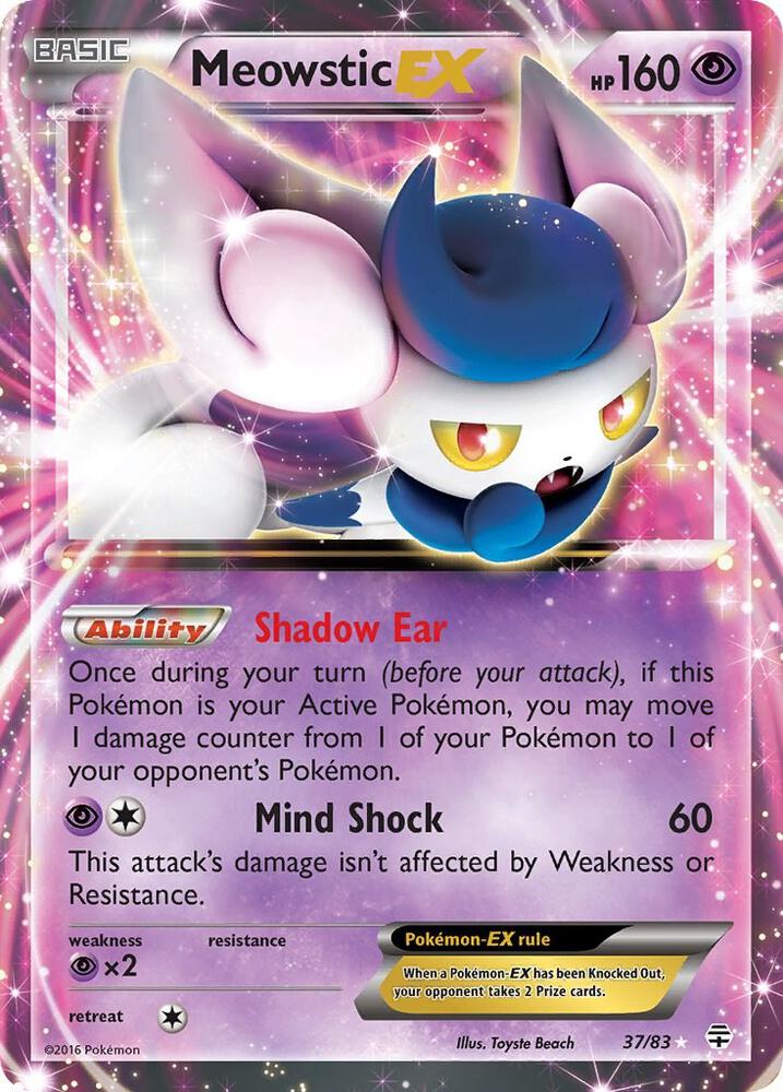 Meowstic EX card image