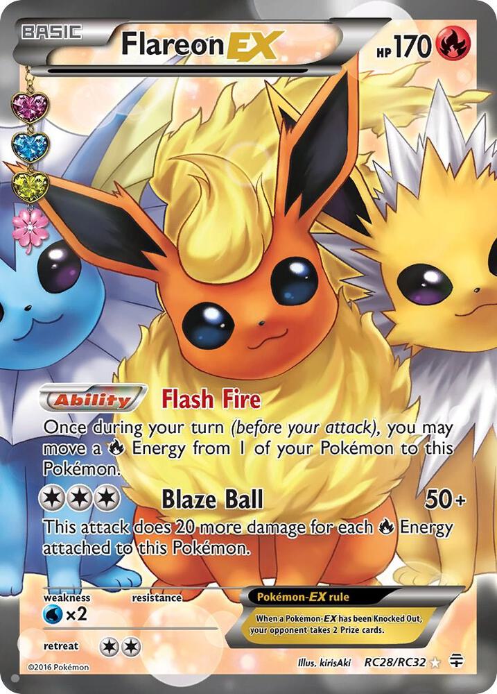 Flareon EX (Full Art) card image