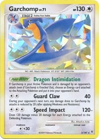 Garchomp - 5/147 (Cracked Ice Holo) card image