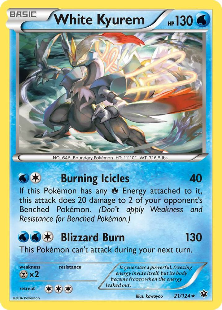 White Kyurem card image