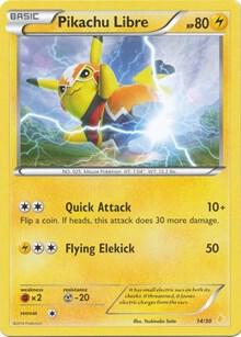 Pikachu Libre (14 - Non-Holo) card image