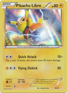 Pikachu Libre (30 - Holo) card image