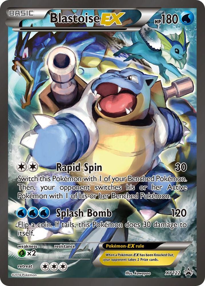 Blastoise EX - XY122 card image